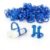 Airgoesin Dental Cotton Roll Holder Clip Disposable Blue-0