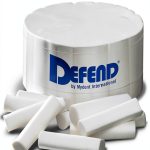 Defend Dental Cotton Rolls 100 Cotton Non Linting Absorbent-0