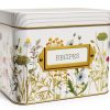 Recipe Card Box SENSORY4U Tin Wild Flower-0
