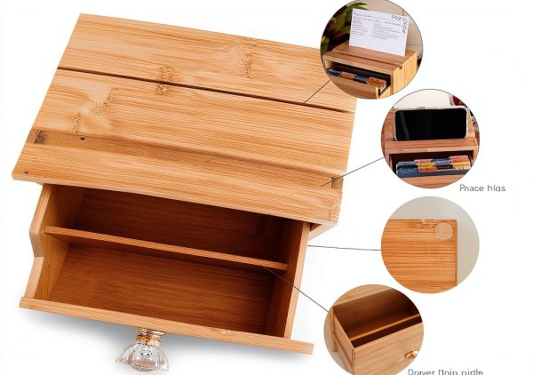 Bamboo Recipe Card Box Set by Simply Daisy Kitchen-5