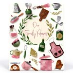 Recipe Notebook Ceiba Tree Faux Leather Pink-0