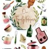 Recipe Notebook Ceiba Tree Faux Leather Pink-6