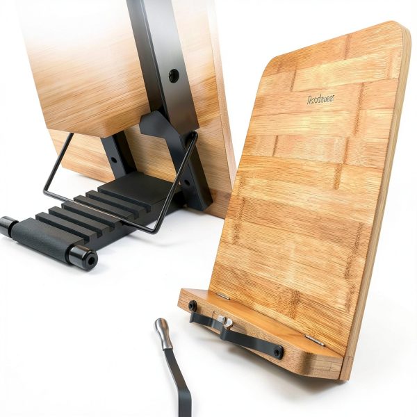 READAEER Bamboo Bookstand for Home Office-3