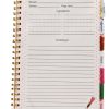 Recipe Notebook Ceiba Tree Faux Leather Pink-2