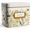 Recipe Card Box SENSORY4U Tin Wild Flower-8