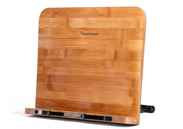 READAEER Bamboo Bookstand for Home Office-0