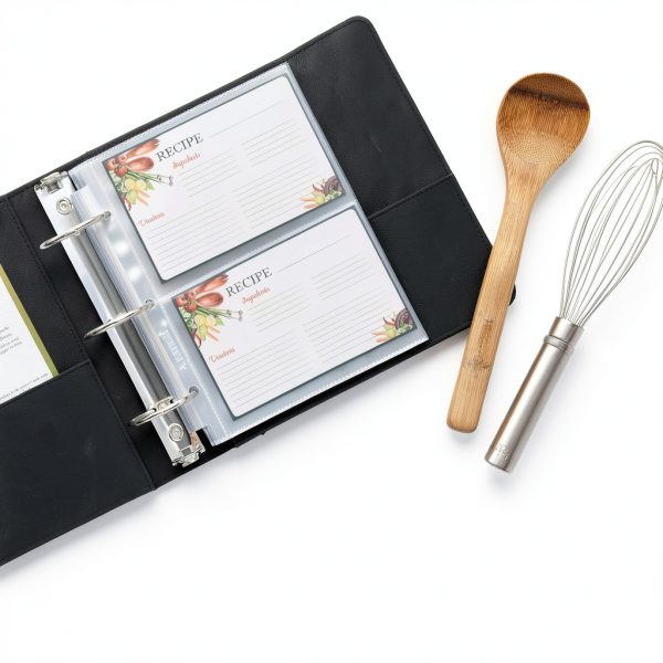 Samsill 4x6 Mini Recipe Card Protectors 25 Pack Clear Polypropylene-6