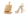 Bamboo Cookbook Stand by Albert Grace Adjustable Foldable Holder-5