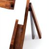 Cookbook Stand ZICOTO Walnut Acacia Wood Adjustable Holder-5