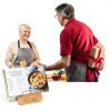 Bamboo Cookbook Stand by Albert Grace Adjustable Foldable Holder-6