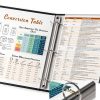 BiuLeon Blackboard Recipe Binder Extra Large with 12 Dividers-3
