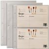 Recipe Card Sleeves TAOLABV 6.8x8.7 Inch Anti Fall 50 Pack-0