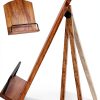 ZICOTO Walnut Wood Cookbook Stand Adjustable Kitchen Book Holder Model-5