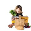 Bamboo Cookbook Stand by Albert Grace Adjustable Foldable Holder-1