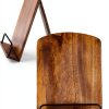 ZICOTO Walnut Wood Cookbook Stand Adjustable Kitchen Book Holder Model-7