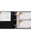 Samsill 4x6 Mini Recipe Card Protectors 25 Pack Clear Polypropylene-4