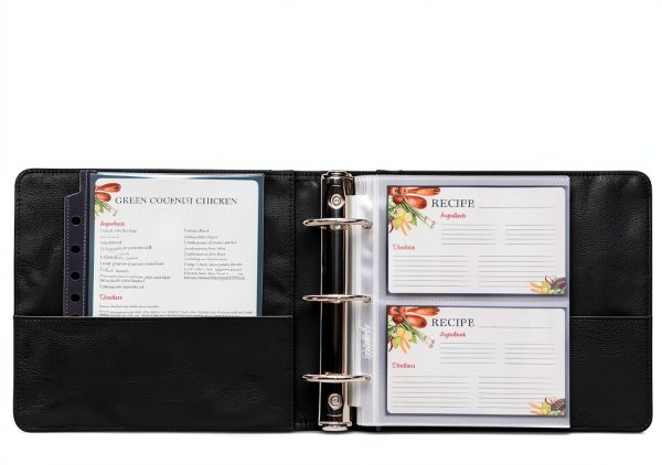 Samsill 4x6 Mini Recipe Card Protectors 25 Pack Clear Polypropylene-4