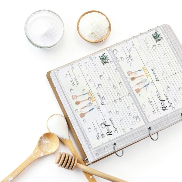 Recipe Card Sleeves TAOLABV 6.8x8.7 Inch Anti Fall 50 Pack-4