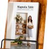 ZICOTO Walnut Wood Cookbook Stand Adjustable Kitchen Book Holder Model-0