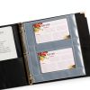 Samsill 4x6 Recipe Card Page Protectors 25 Pack Clear Polypropylene-3