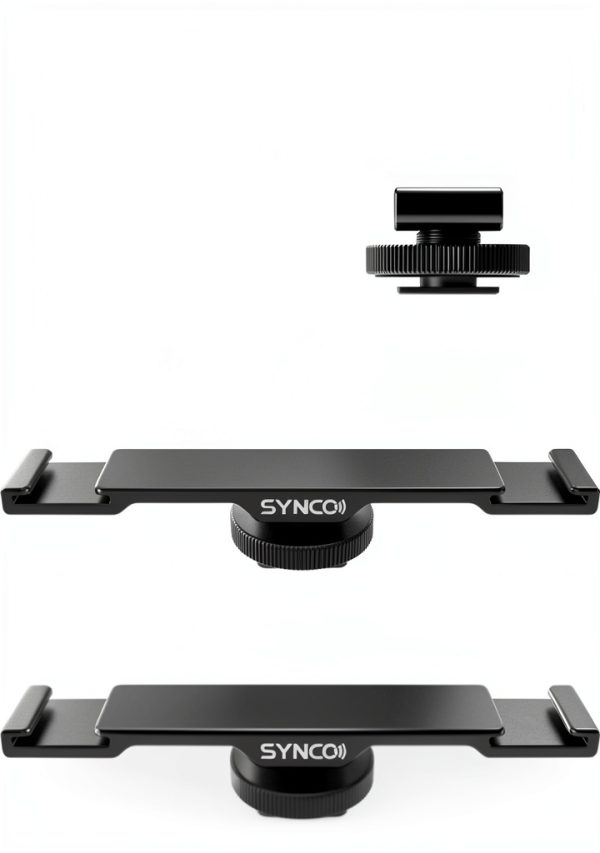SYNCO SM5 Dual Cold Shoe for Film with wired over‑ear 4.9×1.3×0.9 in-1