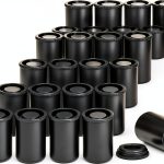 Ziv 35mm Film Canister 25 Pack Opaque Light Tight with Quick Snap Lid-0
