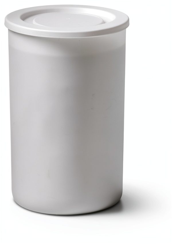 lasenersm 10 Piece Film Canisters Plastic Holder White Lids 2.13×1.3in-1
