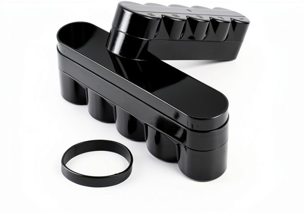 Sewroro Desktop Camera Film Container Film Plastic Storage Box Hard Case Film Organzier Portable Film Carrier for 120mm Films Accessories (5 Roll)-4